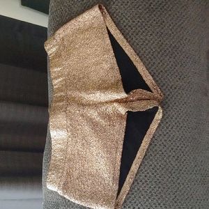 Fashion Nova Gold Short Shorts